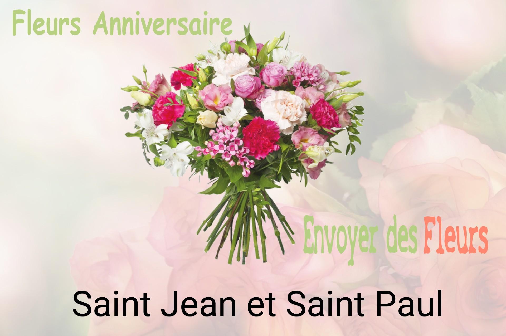 Bouquet de fleurs d’anniversaire livré à Saint-Jean-et-Saint-Paul